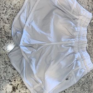 White lulu shorts
